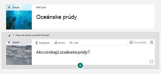Pridanie nadpisu do sekcie