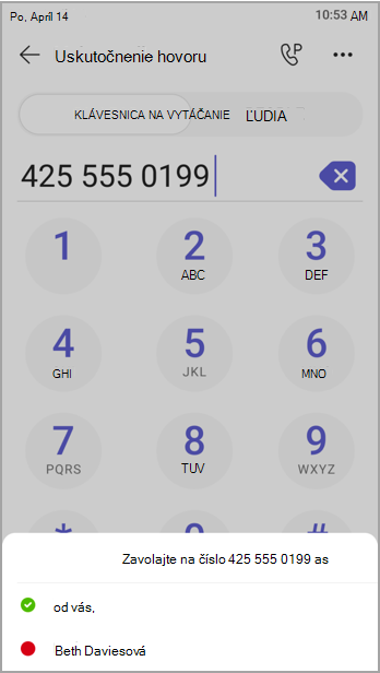 Volajte ako vy alebo niekto iný.