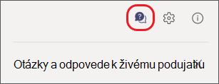 Ikona v hornej časti tably