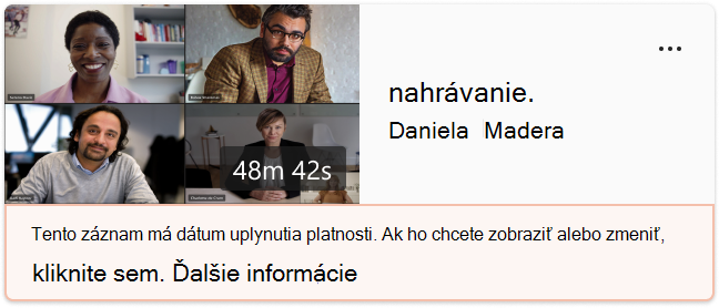 Expiration Recording Chiclet