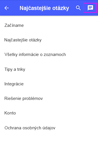 Kontaktovať oddelenie podpory