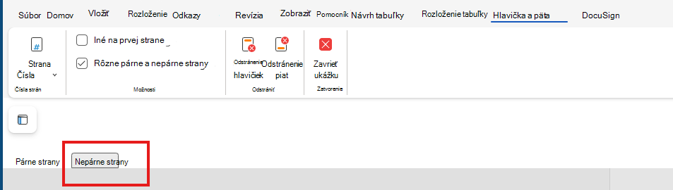 Úprava nepárnych&nepárnych stránok na webe