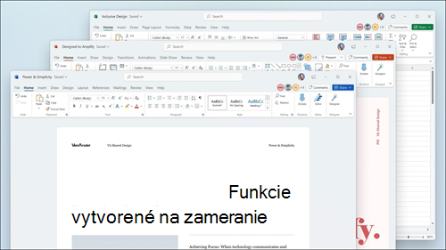 Word, Excel a PowerPoint sa zobrazujú s aktualizáciami vizuálu na páse s nástrojmi a zaoblenými rohmi tak, zodpovedali používateľskému rozhraniu Windowsu 11.