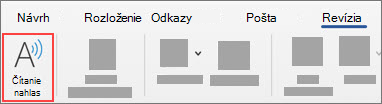 Vyberte položku Čítať nahlas