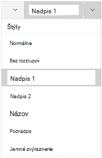 Štýly