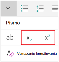 Dolný alebo horný index