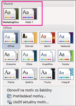The Themes menu shows custom and built-in themes