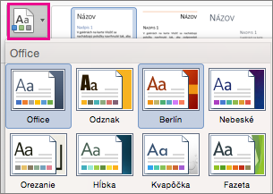 On the Design tab, select Themes