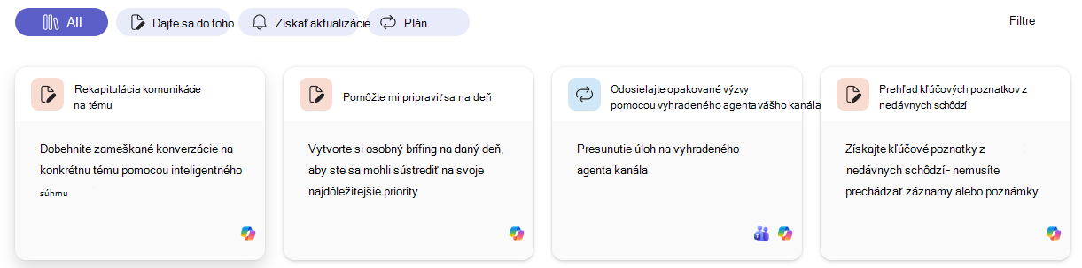 Vyberte šablónu Copilota