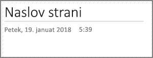 Preimenovanje strani v OneNotu za splet