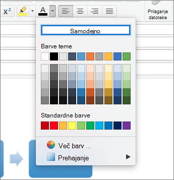Nastavitev samodejne barve za pisave v Outlooku za Mac.