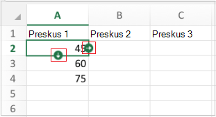 Puščice za polnjenje