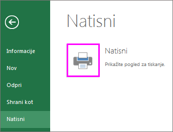 Predogled tiskanja