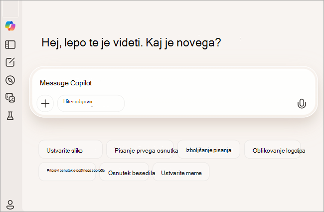 Screenshot showing free version of Copilot for user not signed in