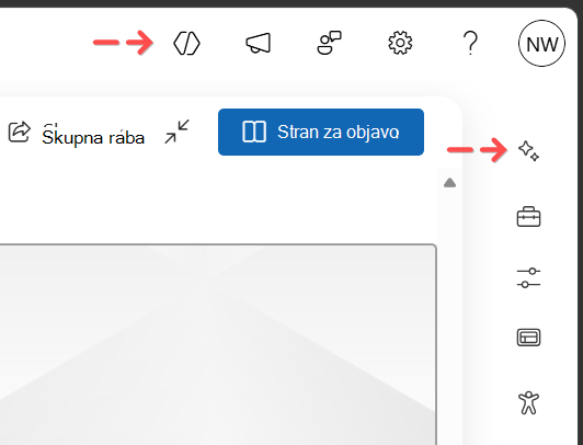 Odpiranje podokna za klepet