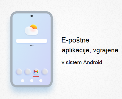 Vgrajene e-poštne aplikacije v sistemu Android