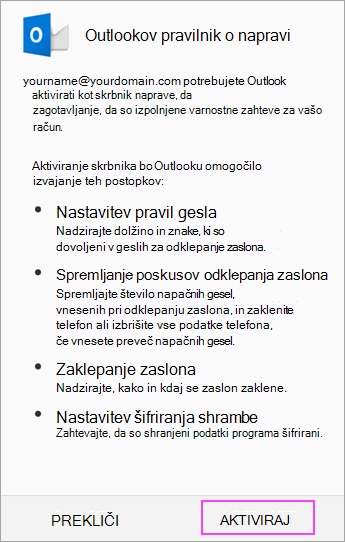 Aktiviranje