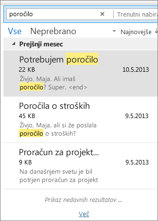 Rezultati iskanja, ki se ujemajo z eno besedo