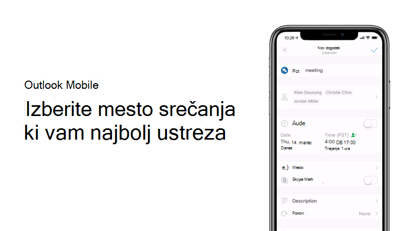 Sličica videoposnetka Pomočnik za izbiro lokacije srečanja