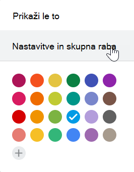 V Google Koledarju izberite Nastavitve.