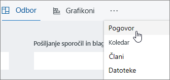 Orodje za pogovor med tremi pikami