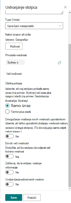 Ustvarjanje stolpca1