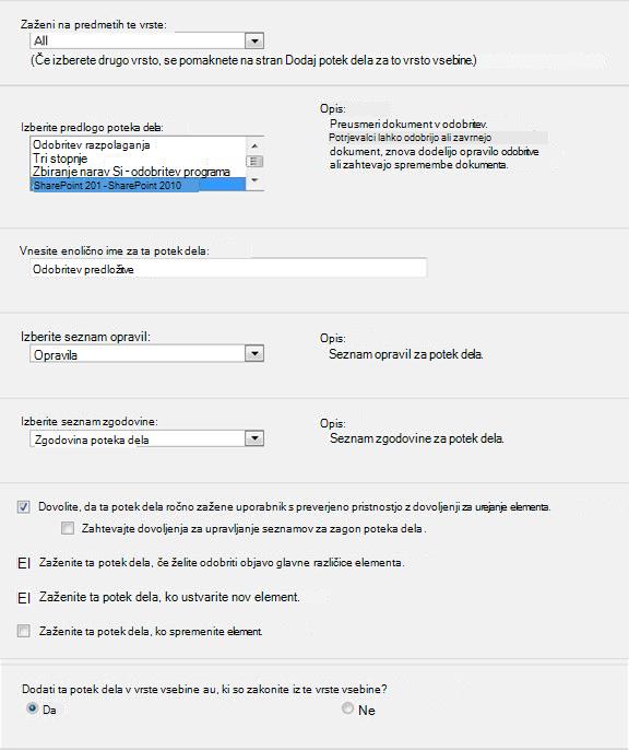 Obrazec za prvi začetek