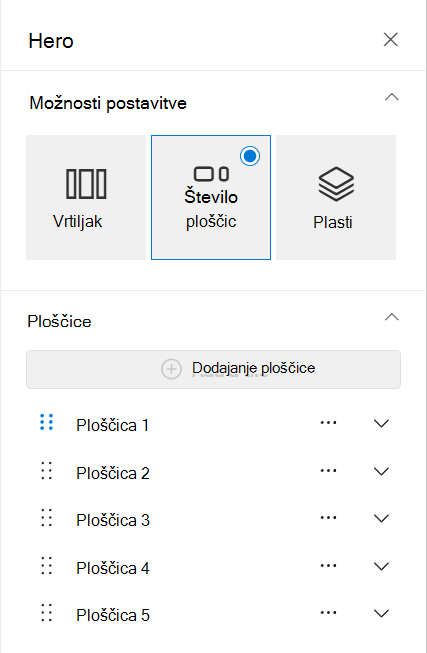 Nove ploščice