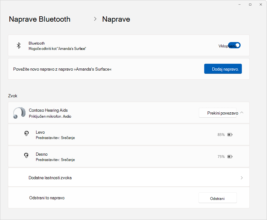 Ikona naprav Bluetooth &.