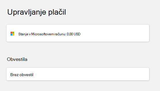 Po vpisu preverite stanje na računu.