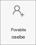 Gumb Povabi People v aplikaciji OneDroid za Android
