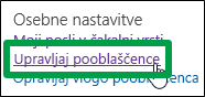 Upravljaj pooblaščence