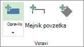 Slika gumba »Opravilo« v skupini »Vstavi« na zavihku »Opravilo«.