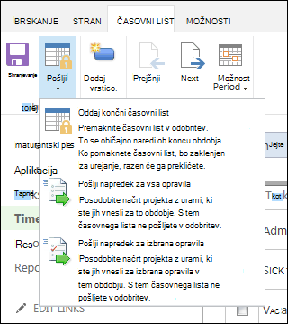 Oddaj končni časovni list