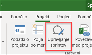 Manage Sprints button