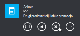 Odstranjevanje strani ankete