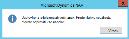 Napaka, če ima vrsta neobdavčljivega dohodka prazno vrednost
