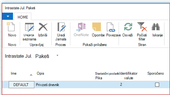 Instrastat Jnl. Batches