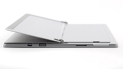 Surface Pro s stojalom navzdol