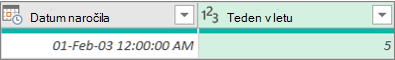 Adding a column to get the week number of a date