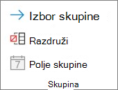 Slika Excelovega traku