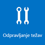 Odpravljanje težav
