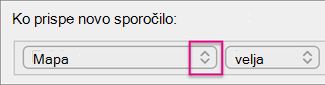 Click chevrons to open the list