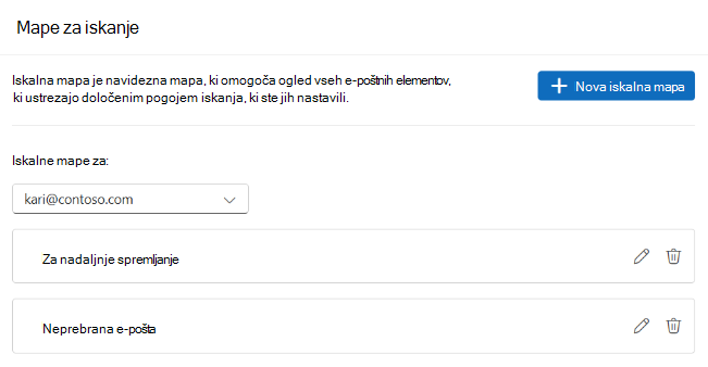 iskalne mape