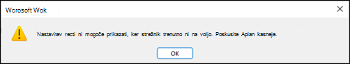 Outlookova napaka samodejnega odgovora