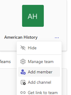 dodaj člana