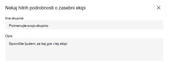 zasebna skupina