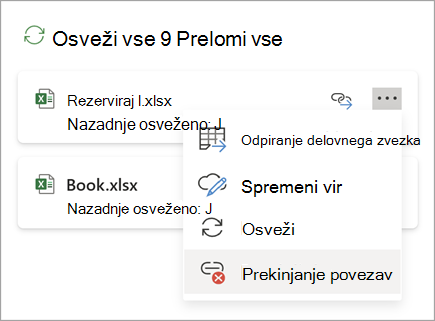 prekinitev posnetka zaslona povezave one.png