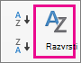 On the Excel Data tab, select Sort