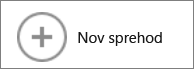 Gumb »Novo potovanje« v galeriji zemljevidov